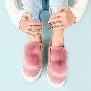 SAM EDELMAN Pom Pom Sneakers